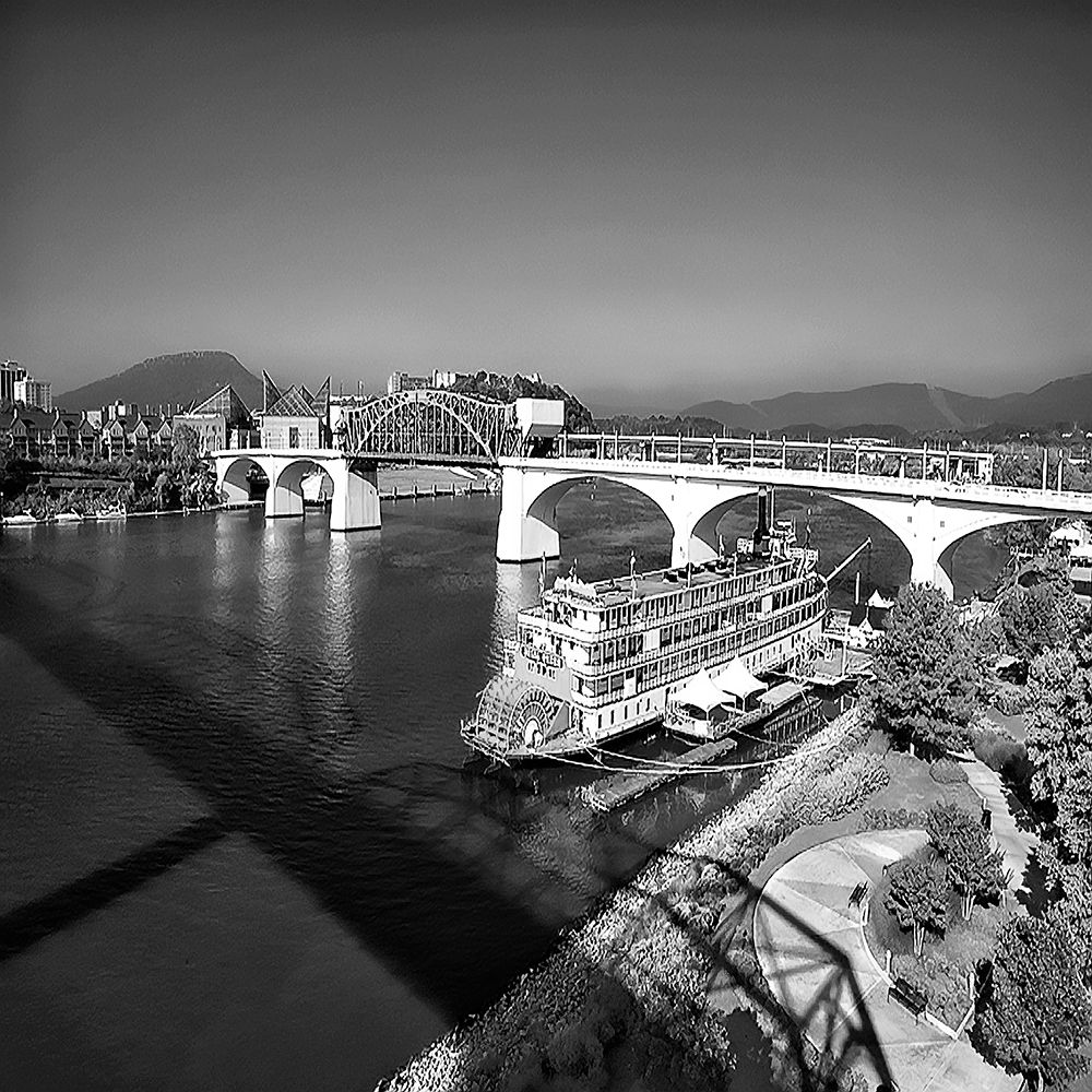 Bridge To Lookout BW art print by Rachel Lee for $57.95 CAD