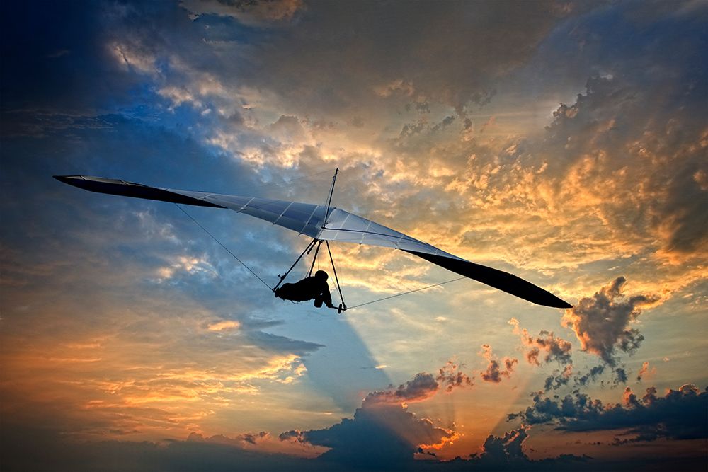 Chattanooga Hang Gliding art print by Rachel Lee for $57.95 CAD