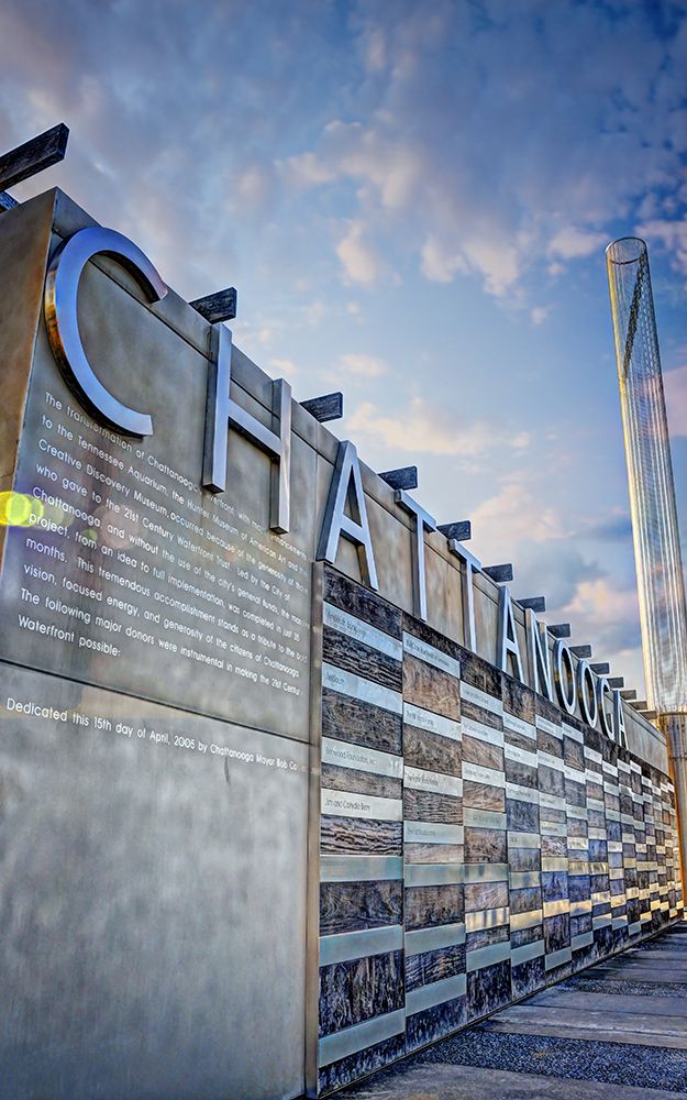 Chattanooga Pier Vertical art print by Rachel Lee for $57.95 CAD