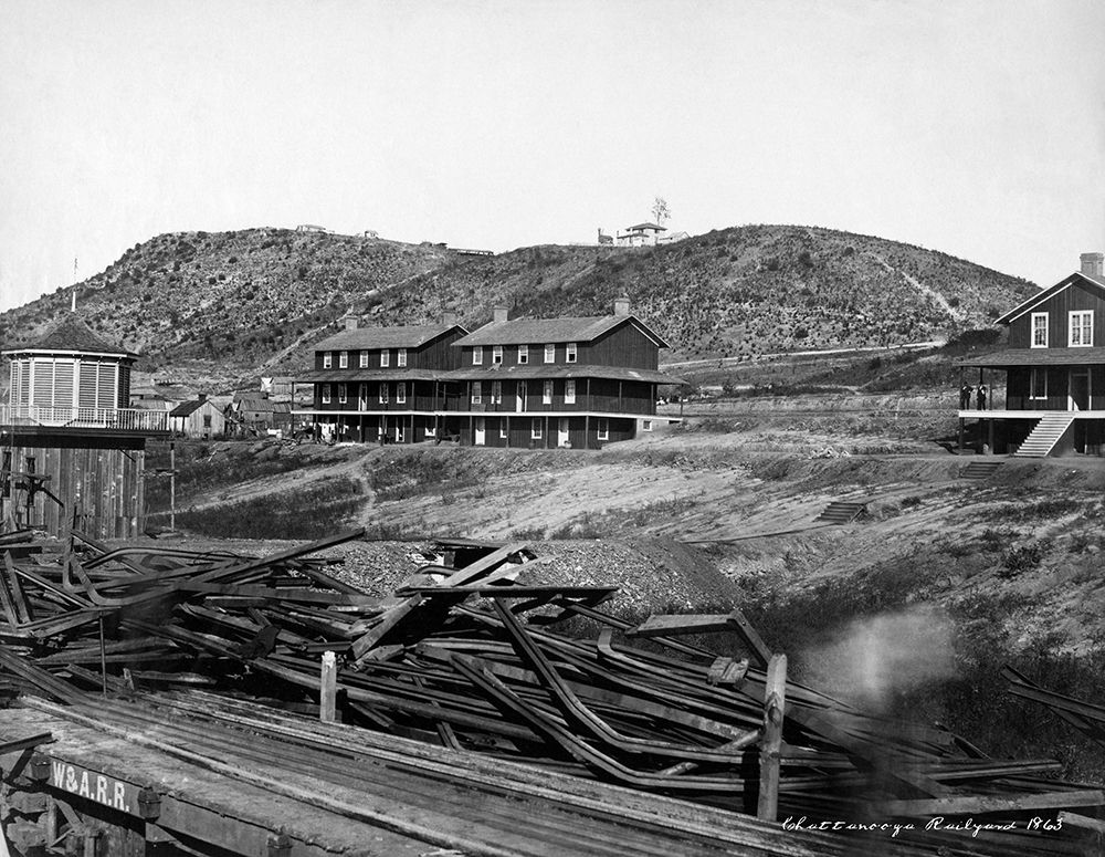 Chattanooga Rail Yard 1863 art print by Rachel Lee for $57.95 CAD