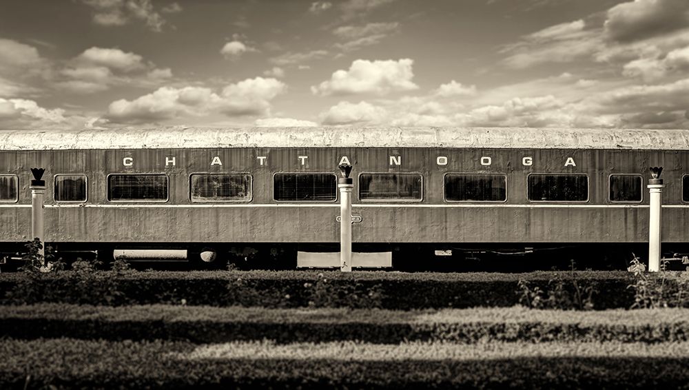 Choo Choo Passenger Car Sepia art print by Rachel Lee for $57.95 CAD