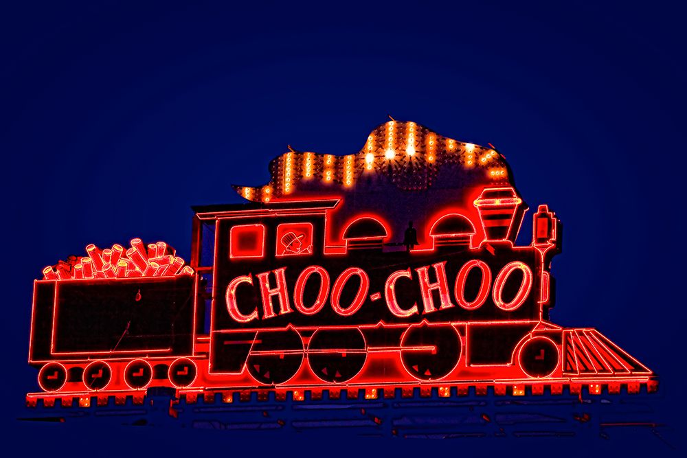 Choo Choo Sign art print by Rachel Lee for $57.95 CAD