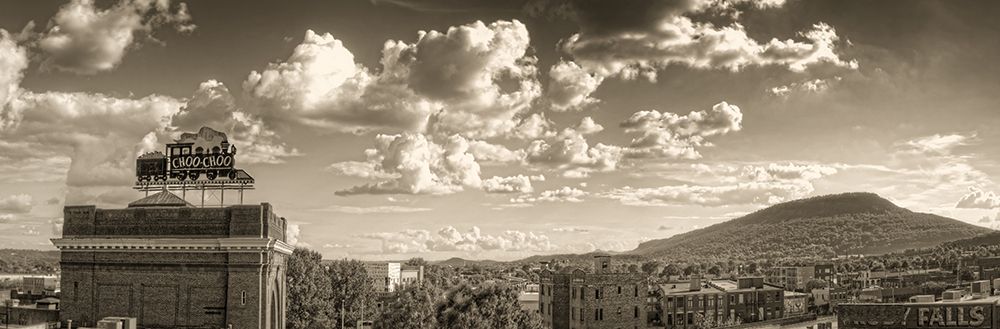 Choo Choo to Lookout Pano Sepia art print by Rachel Lee for $57.95 CAD
