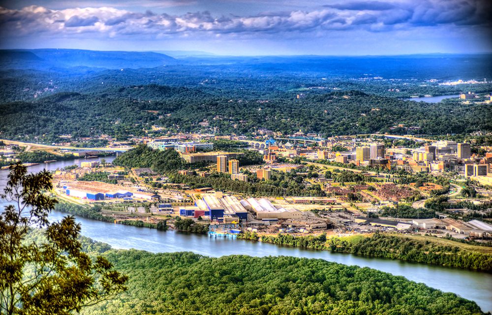 Downtown From Lookout 2 art print by Rachel Lee for $57.95 CAD