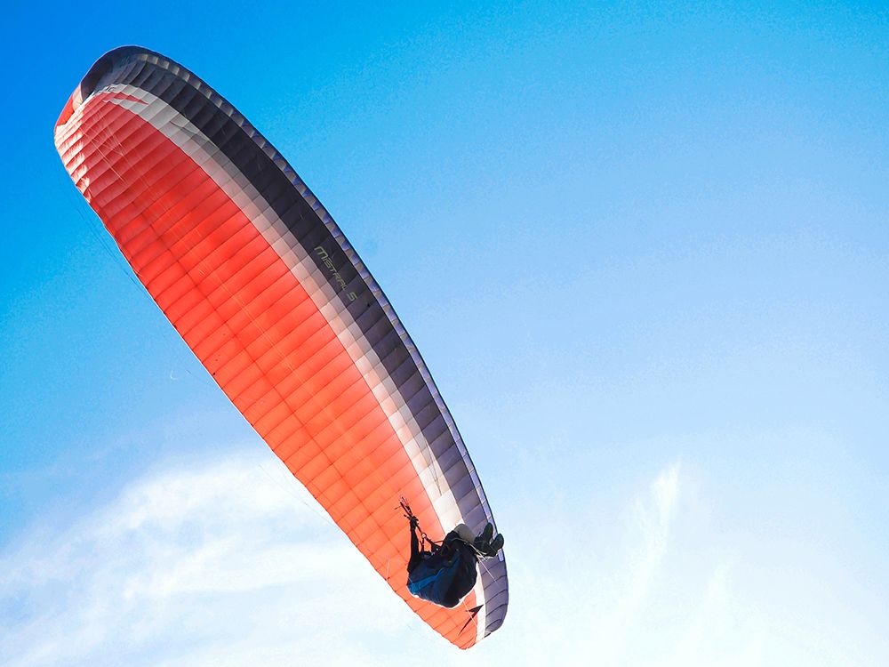 Hang Gliding art print by Rachel Lee for $57.95 CAD