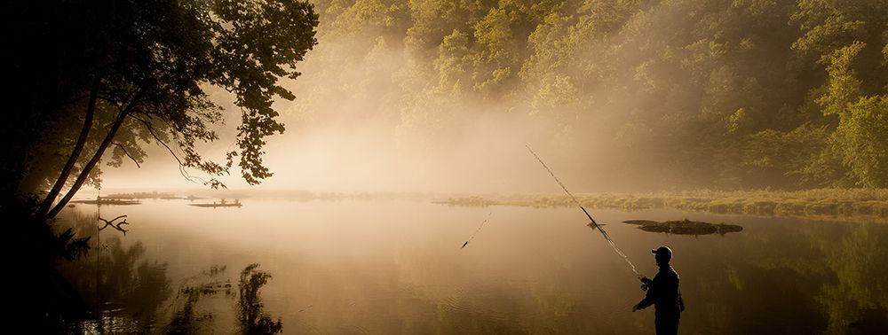 Hiwassee Fishing 2 art print by Rachel Lee for $57.95 CAD