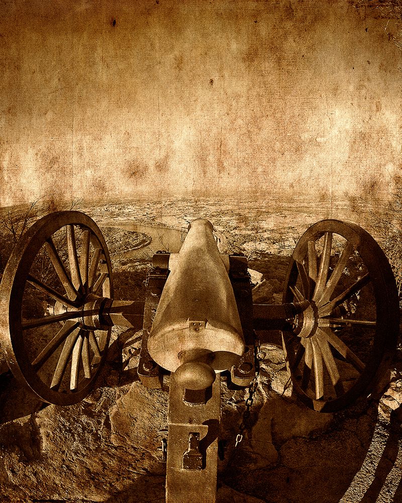Lookout Cannon 2 Textured art print by Rachel Lee for $57.95 CAD