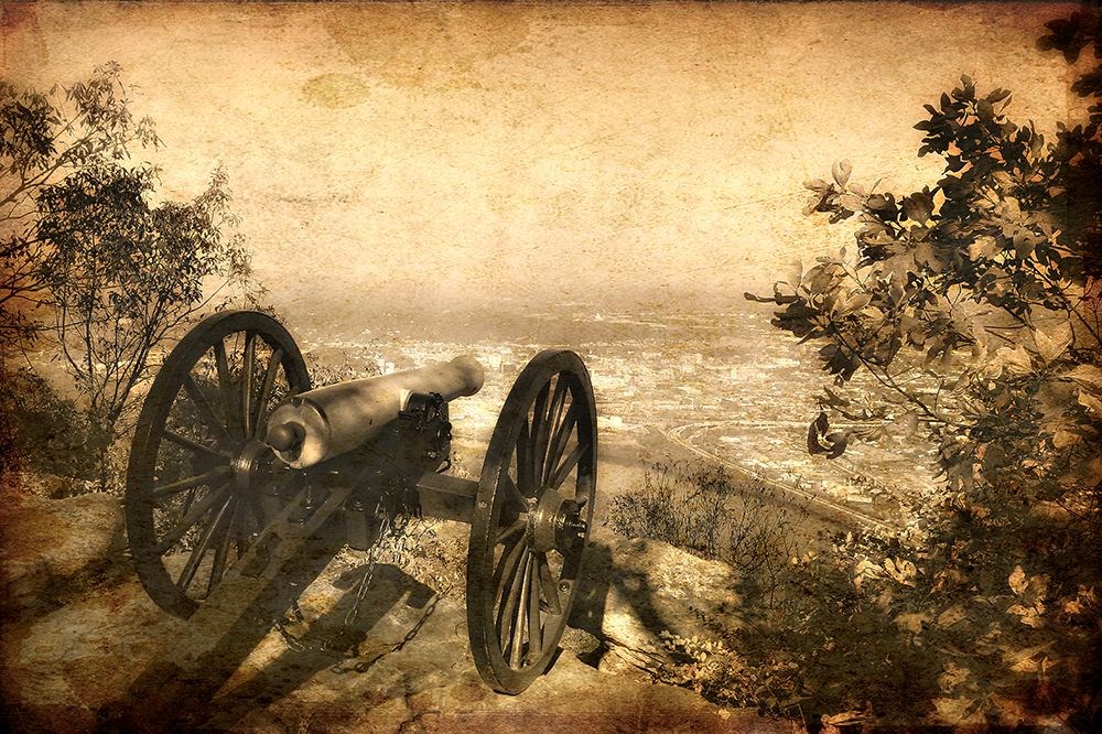 Lookout Cannon Textured art print by Rachel Lee for $57.95 CAD