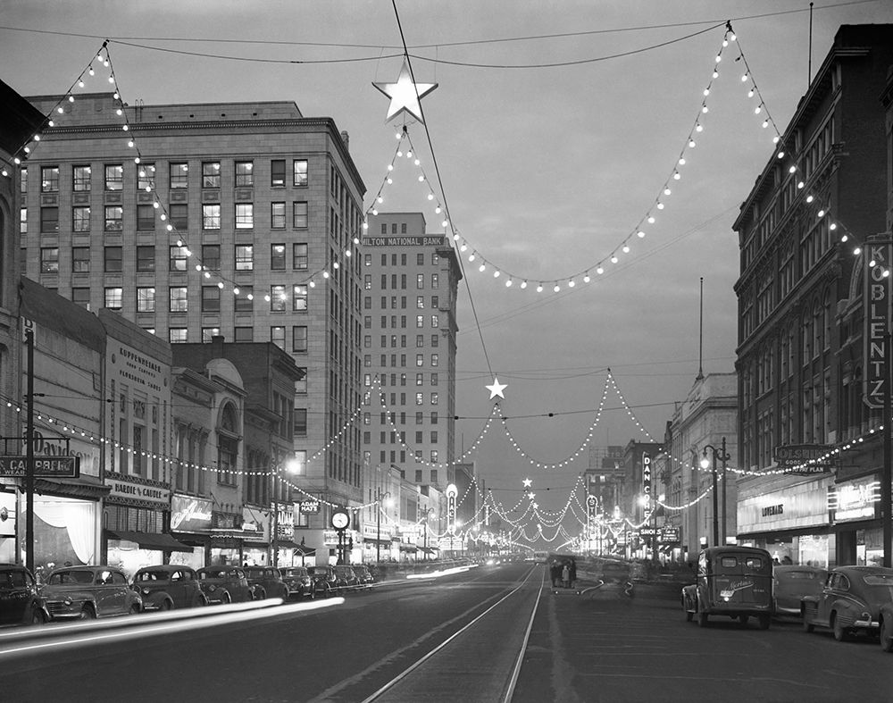 Market Street 1946 art print by Rachel Lee for $57.95 CAD