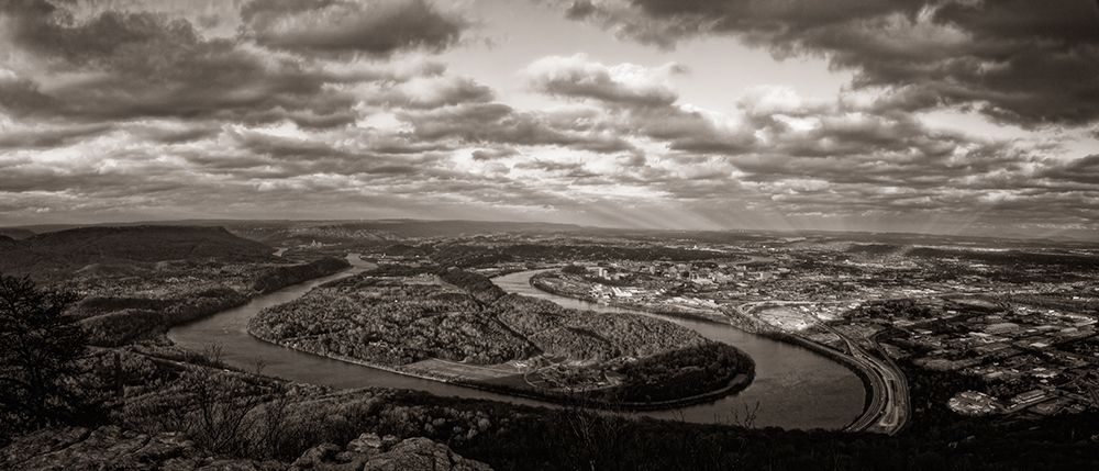 Moccasin Bend BW art print by Rachel Lee for $57.95 CAD