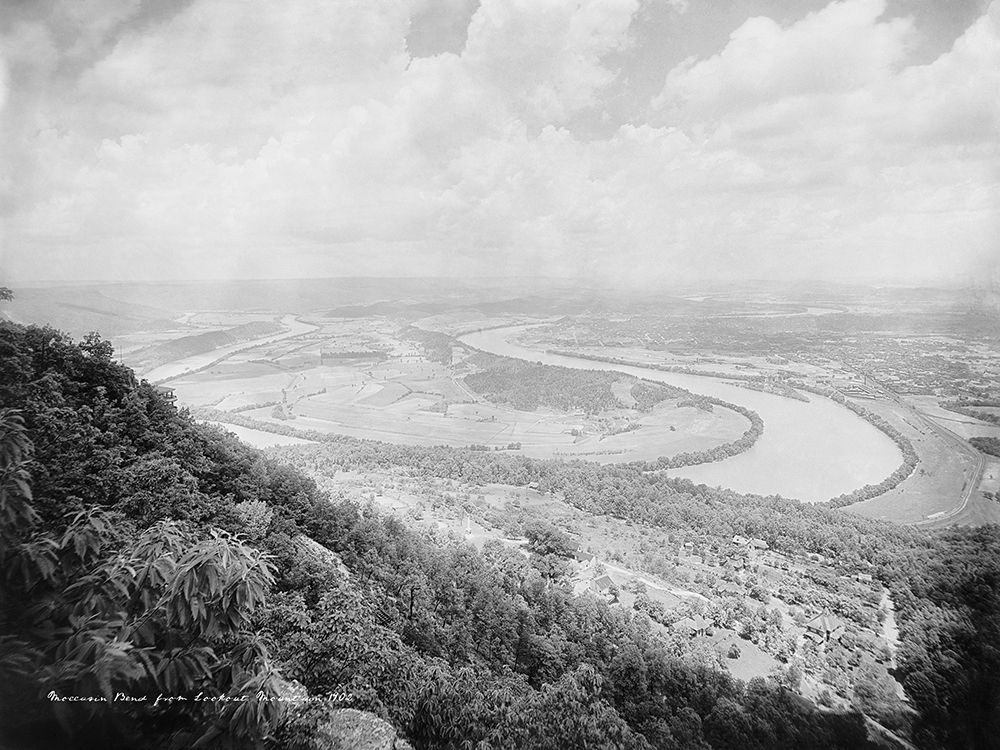 Moccasin Bend from Lookout Mountain 1902 art print by Rachel Lee for $57.95 CAD