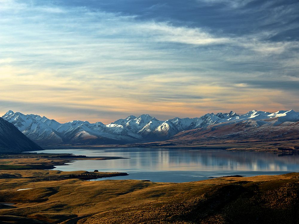 Mountain Lake 14 art print by Rachel Lee for $57.95 CAD