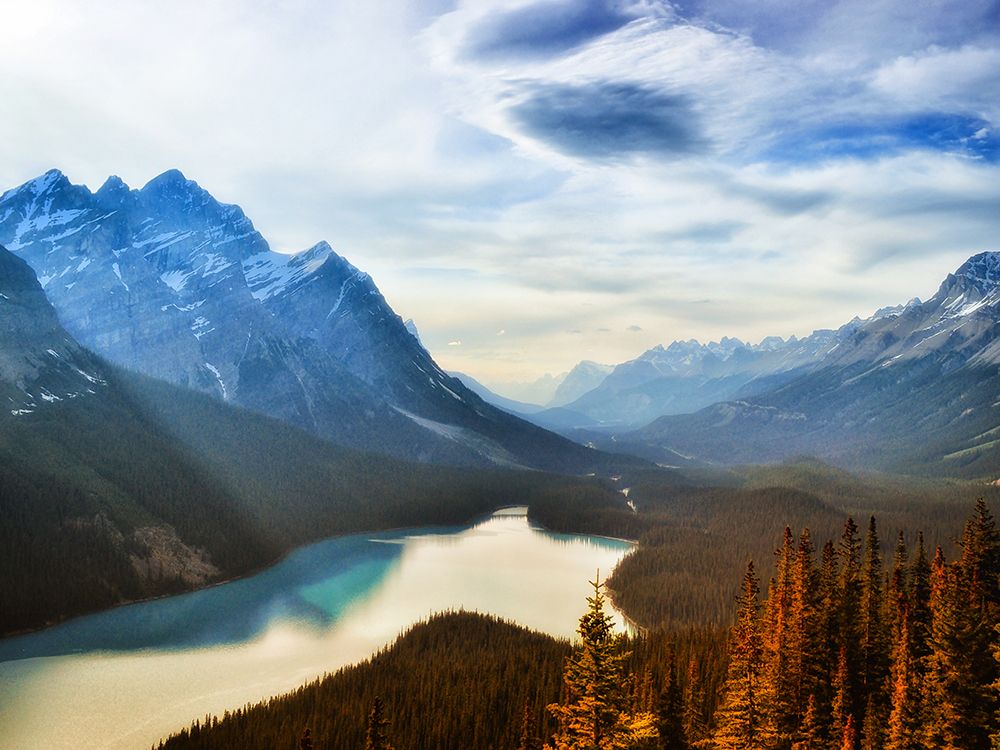 Mountain Lake 23 art print by Rachel Lee for $57.95 CAD