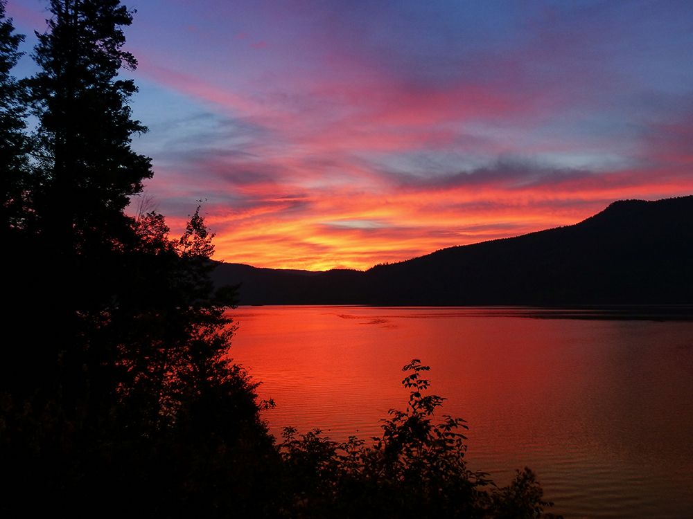 Mountain Lake 24 art print by Rachel Lee for $57.95 CAD