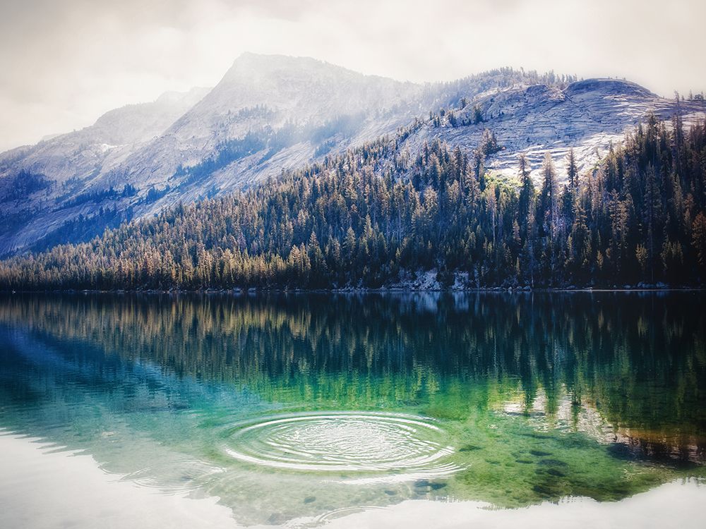 Mountain Lake 28 art print by Rachel Lee for $57.95 CAD