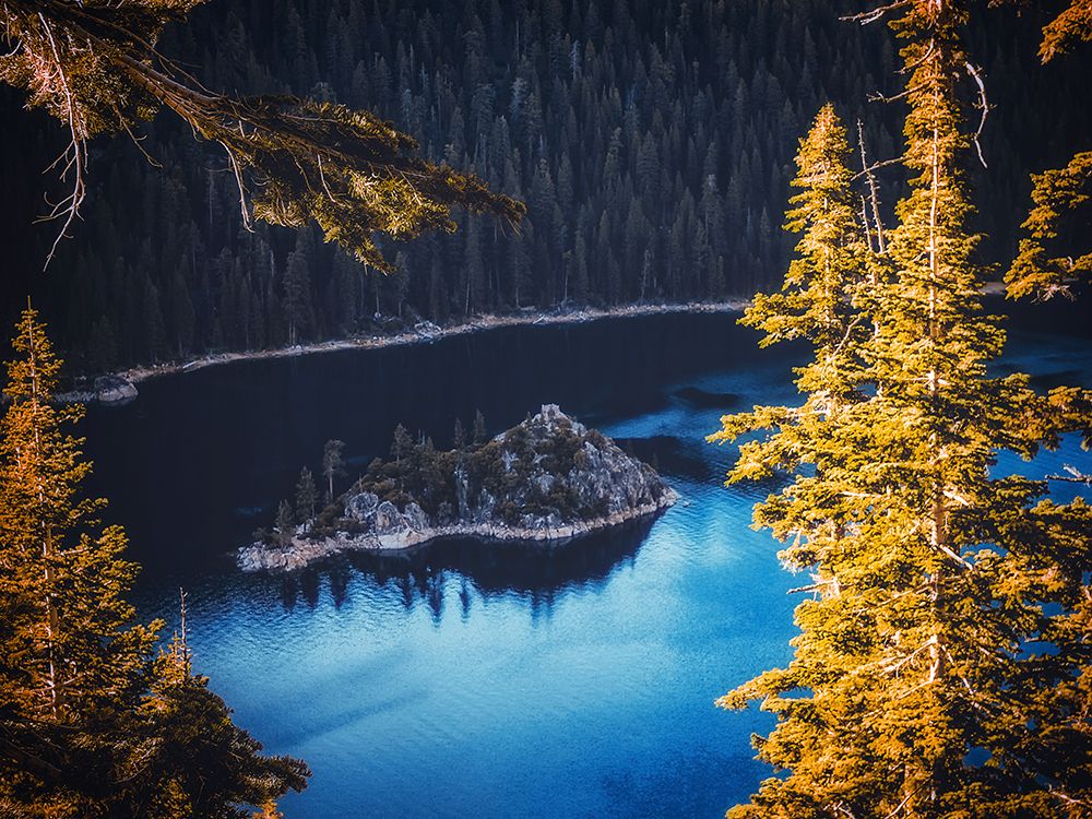 Mountain Lake 29 art print by Rachel Lee for $57.95 CAD