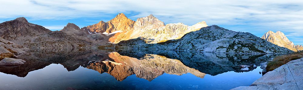 Mountain Lake 30 art print by Rachel Lee for $57.95 CAD