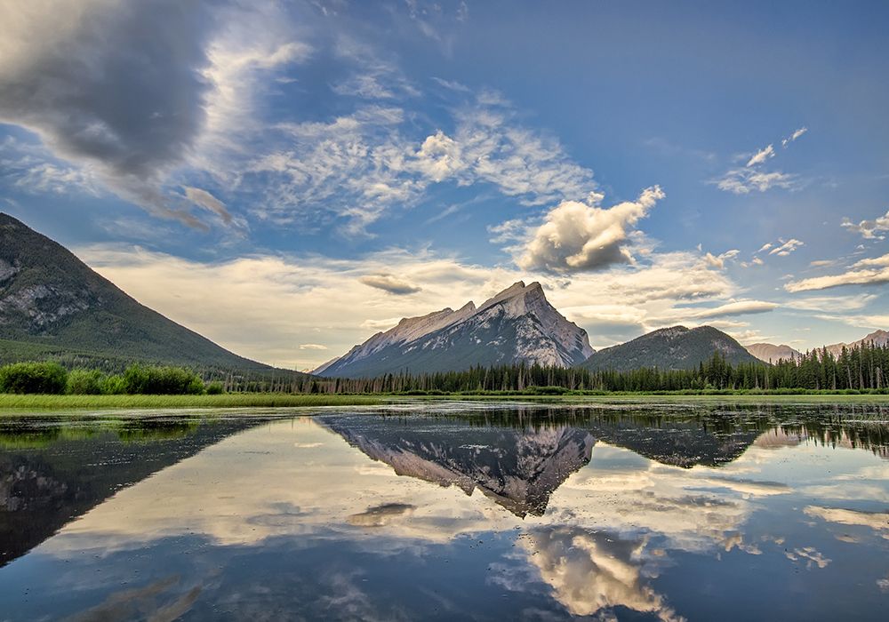 Mountain Lake 34 art print by Rachel Lee for $57.95 CAD
