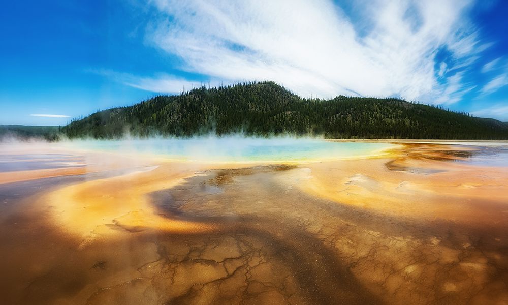 Mountain Lake 36 art print by Rachel Lee for $57.95 CAD