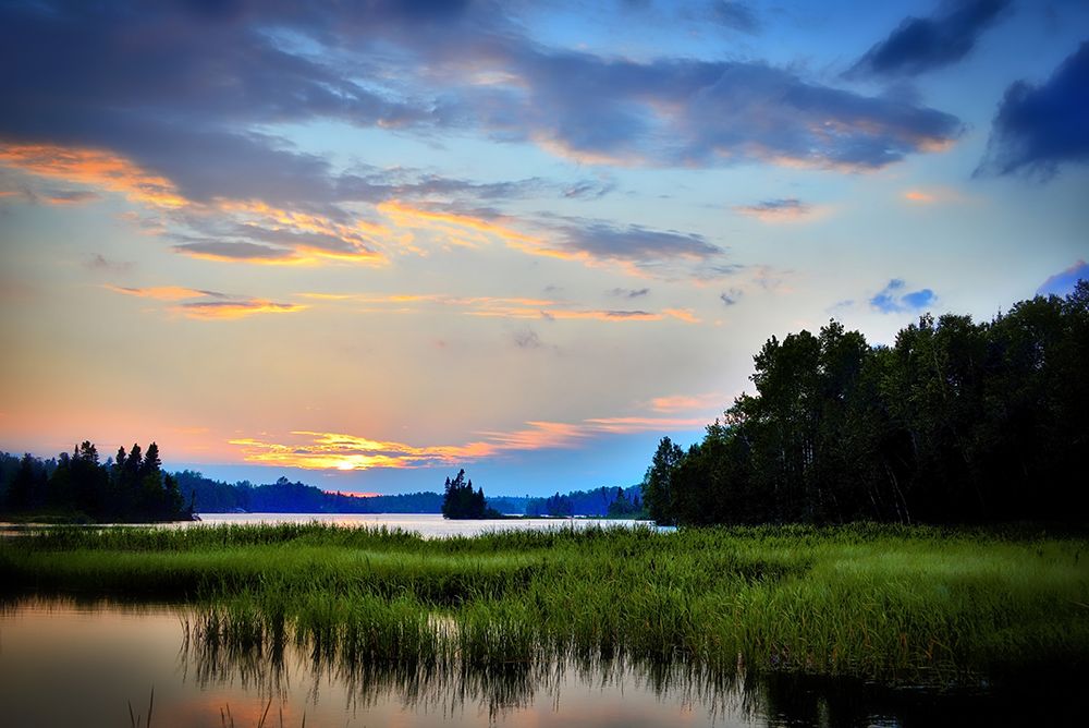 Mountain Lake 9 art print by Rachel Lee for $57.95 CAD