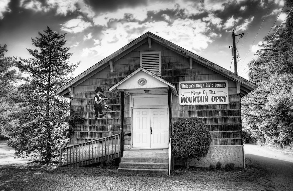 Mountain Opry BW art print by Rachel Lee for $57.95 CAD