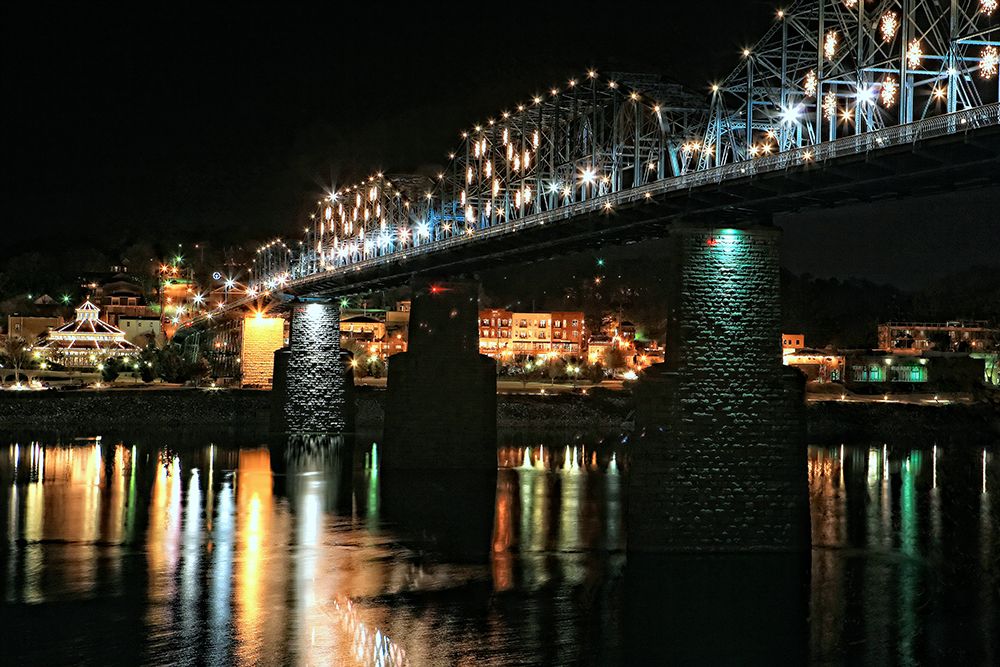 Night Bridge art print by Rachel Lee for $57.95 CAD