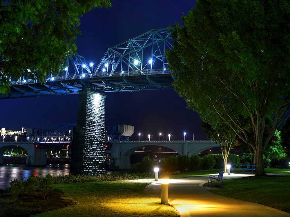 Night Park art print by Rachel Lee for $57.95 CAD