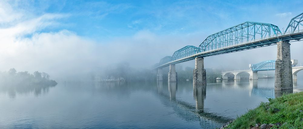 Peaceful River View Pano art print by Rachel Lee for $57.95 CAD