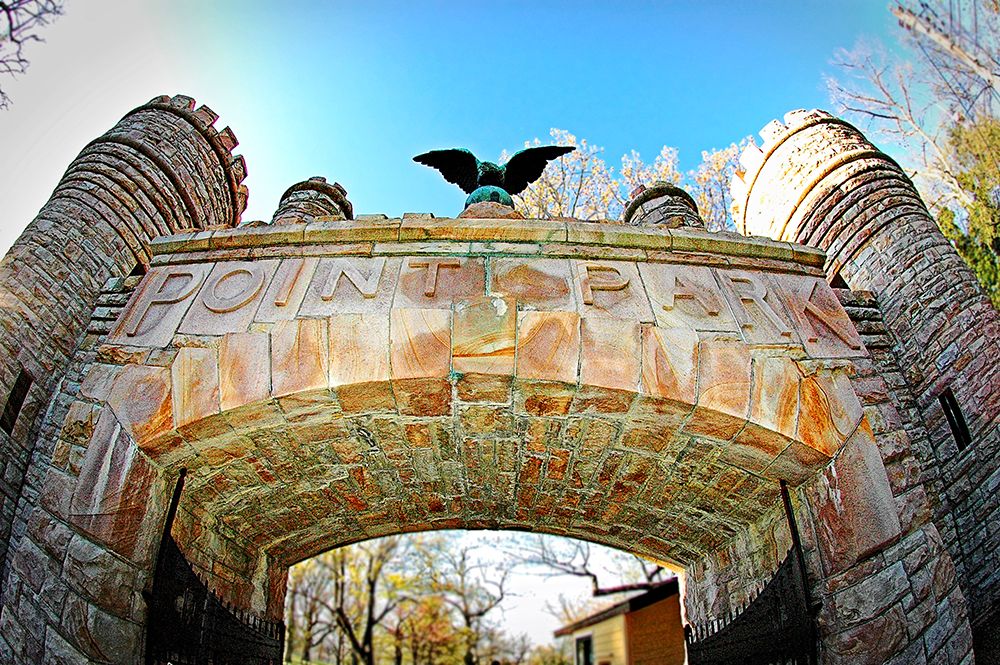 Point Park Gate art print by Rachel Lee for $57.95 CAD