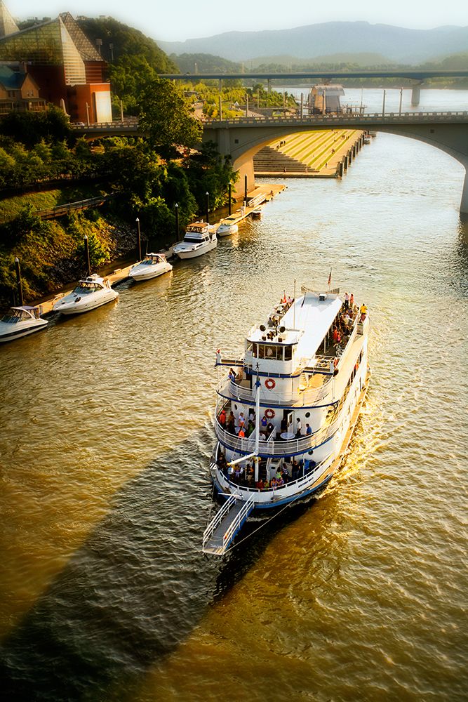 River Boat Cruise art print by Rachel Lee for $57.95 CAD