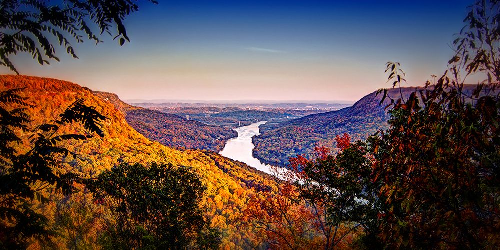 River From Town art print by Rachel Lee for $57.95 CAD