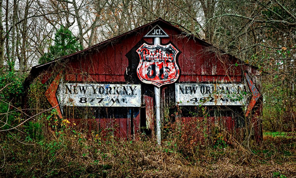 Route 11 Barn art print by Rachel Lee for $57.95 CAD