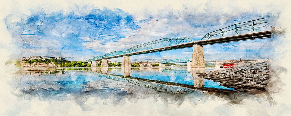 Scenic City 15 Watercolor art print by Rachel Lee for $57.95 CAD