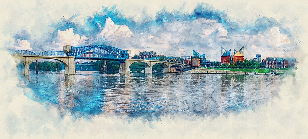 Scenic City 27 Watercolor art print by Rachel Lee for $57.95 CAD