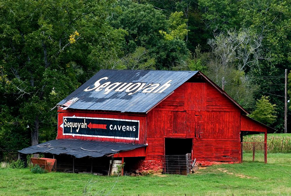 Sequoyah Caverns Barn art print by Rachel Lee for $57.95 CAD