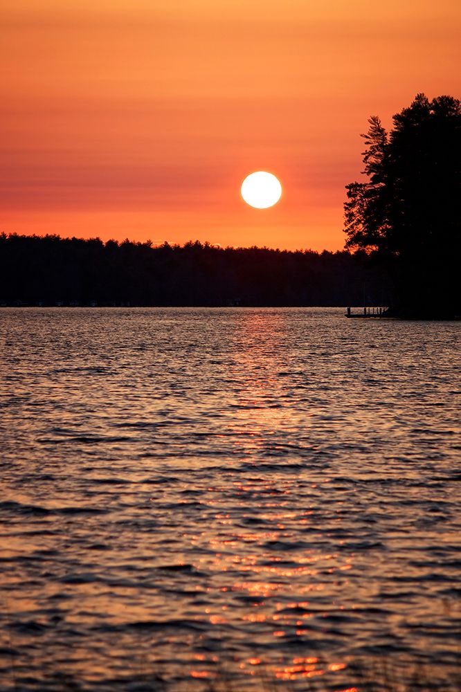 Sunset Lake 2 art print by Rachel Lee for $57.95 CAD