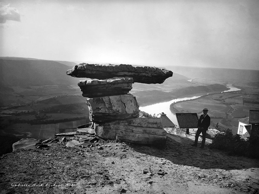 Umbrella Rock Lookout 1902 art print by Rachel Lee for $57.95 CAD