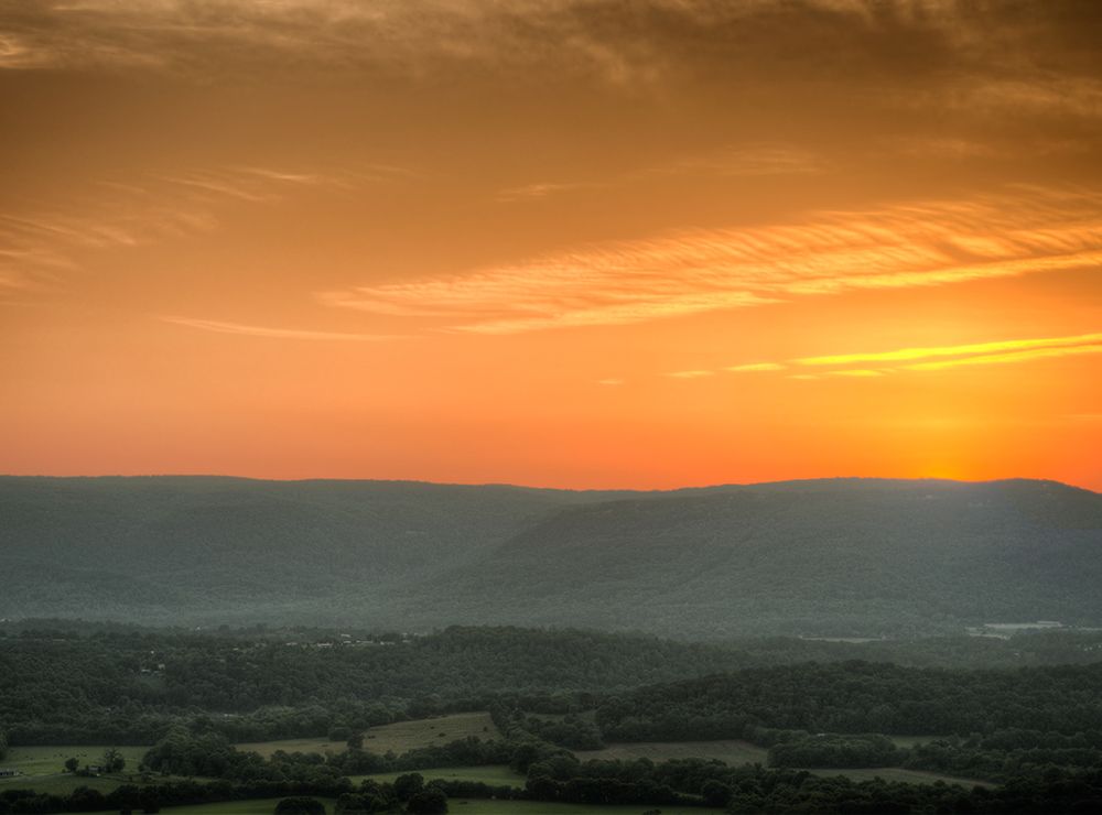 Valley Sunset art print by Rachel Lee for $57.95 CAD