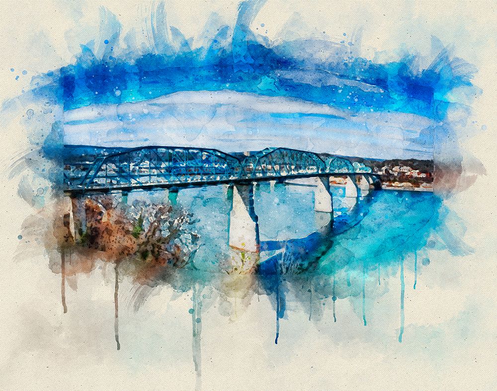 Walnut From Hunter Deck Watercolor art print by Rachel Lee for $57.95 CAD