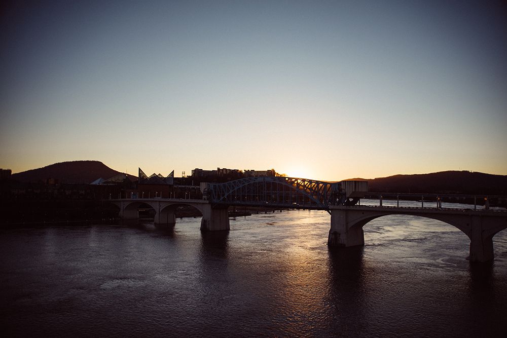 Walnut Street Bridge Sundown art print by Rachel Lee for $57.95 CAD