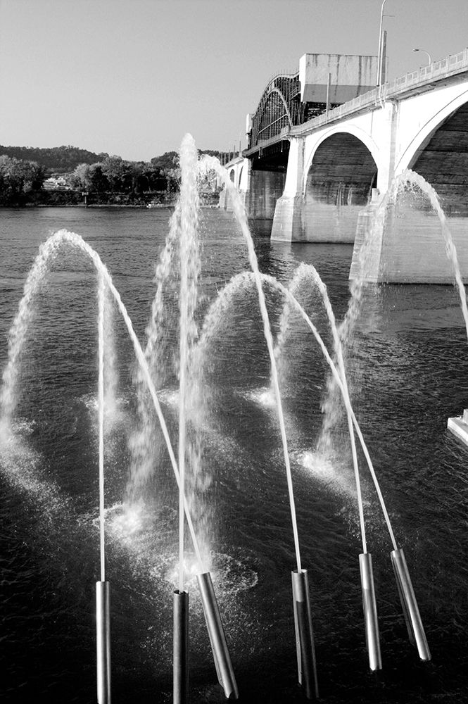 Water Cannons BW art print by Rachel Lee for $57.95 CAD