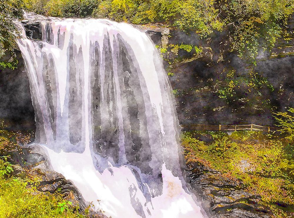 Waterfall 16 art print by Rachel Lee for $57.95 CAD