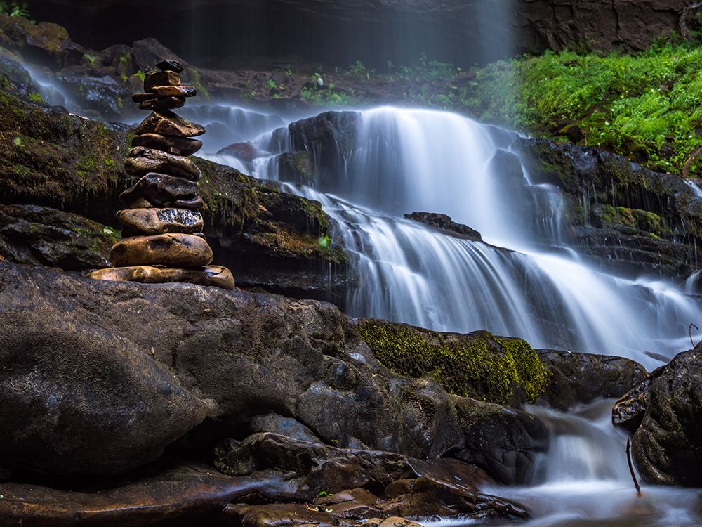 Waterfall 37 art print by Rachel Lee for $57.95 CAD