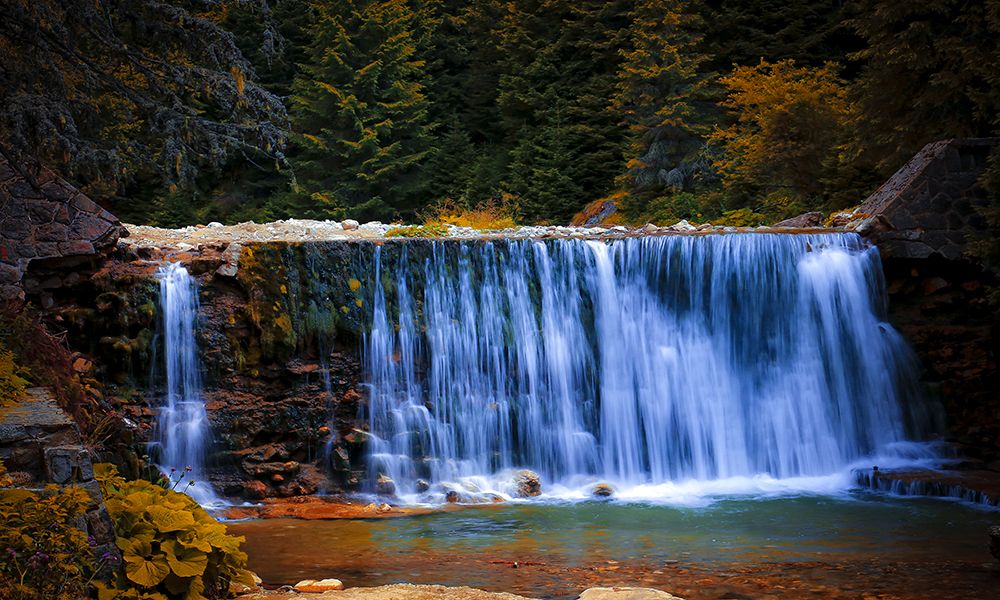 Waterfall 55 art print by Rachel Lee for $57.95 CAD