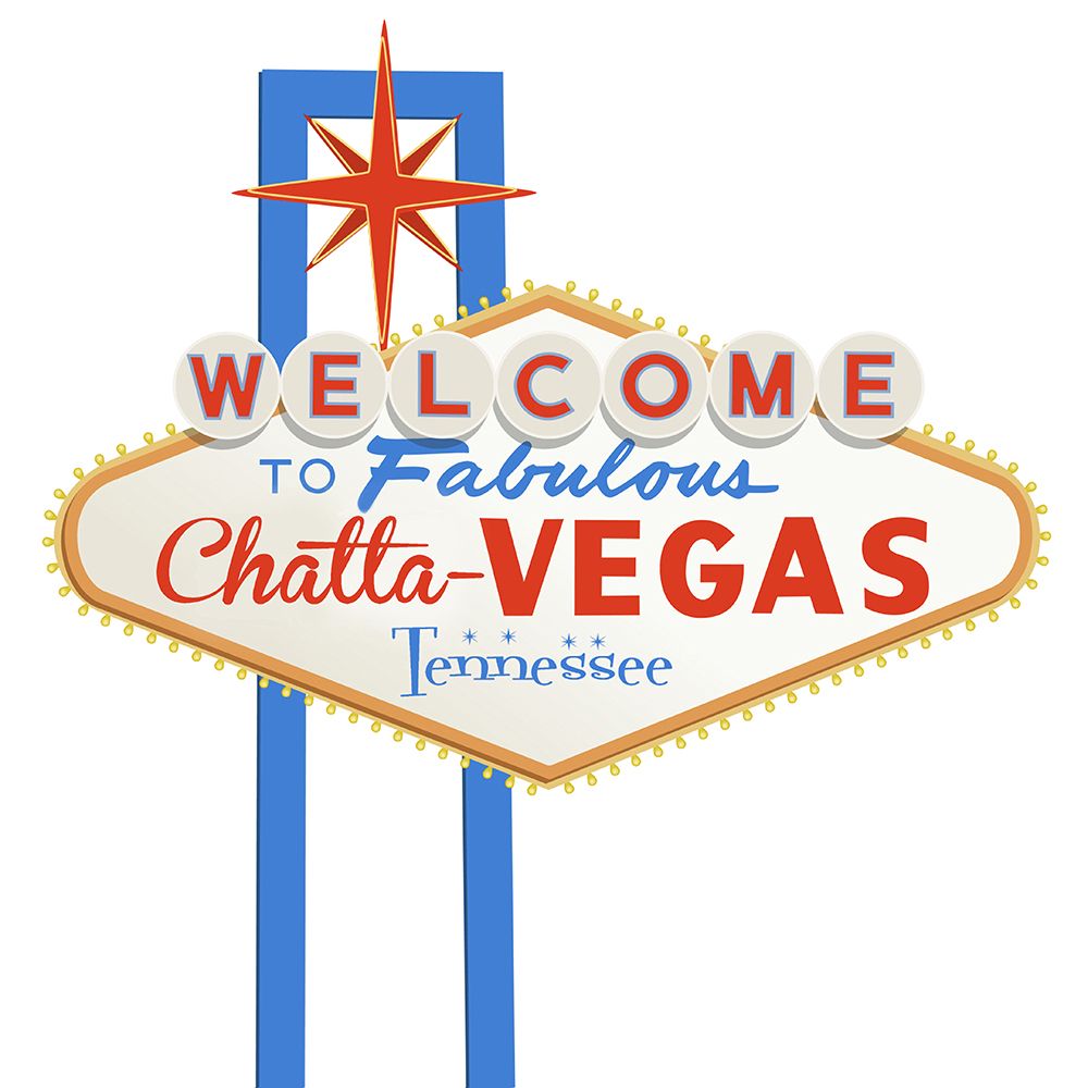 Welcome To ChattaVegas art print by Rachel Lee for $57.95 CAD