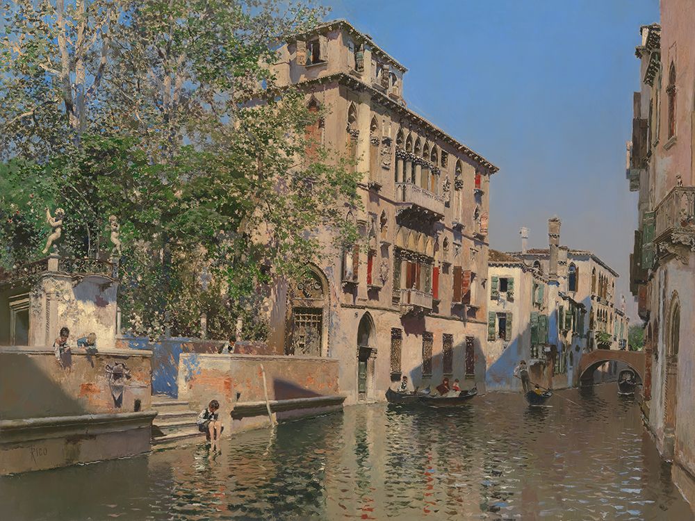 A Canal in Venice_Martin Rico y Ortega art print by Screendoor for $57.95 CAD