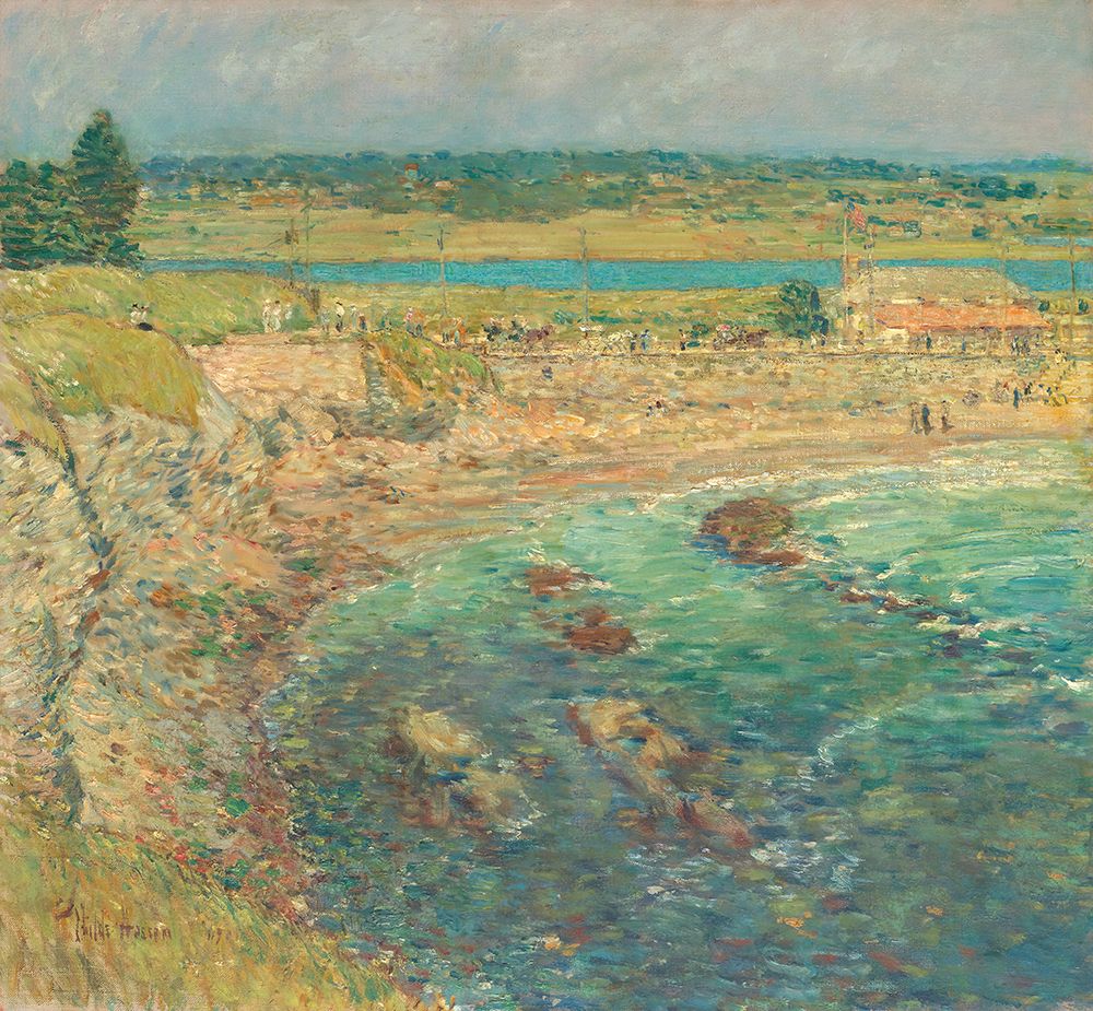 Baileys Beach Newport RI art print by Screendoor for $57.95 CAD