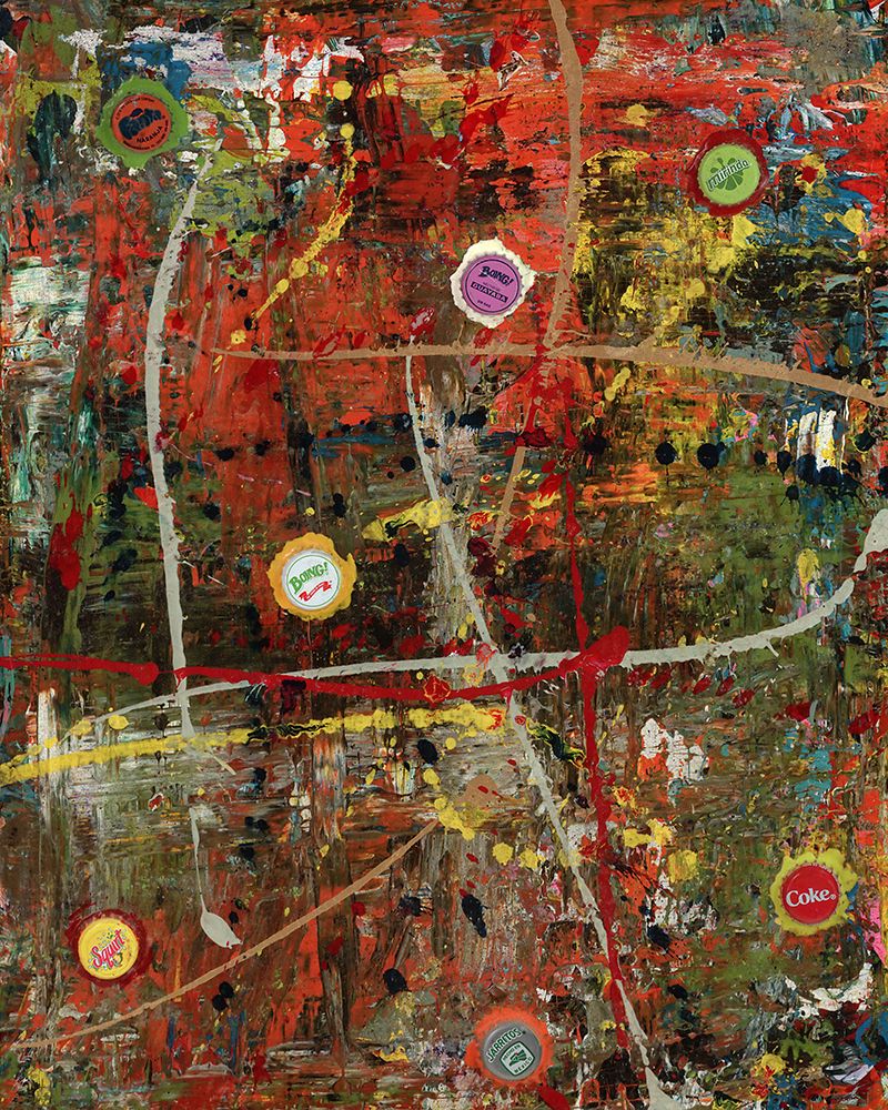 Bottle Cap Abstract art print by Screendoor for $57.95 CAD