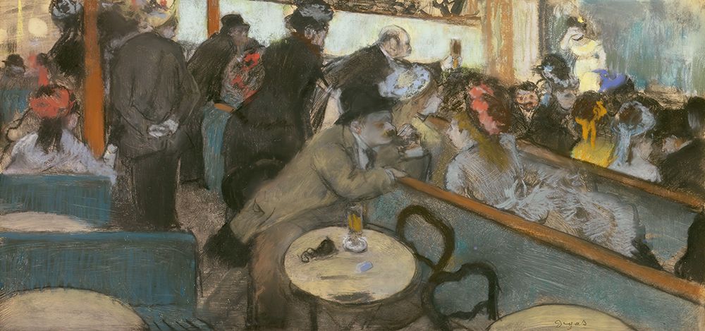 Cafe-Concert the spectators_Edgar Degas art print by Screendoor for $57.95 CAD