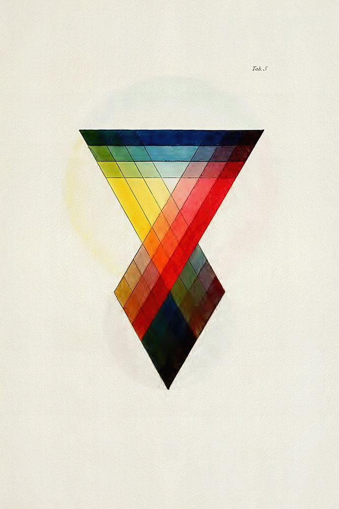 Color Triangles art print by Screendoor for $57.95 CAD